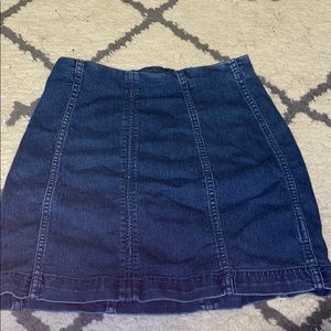 Free People Denim Skirt